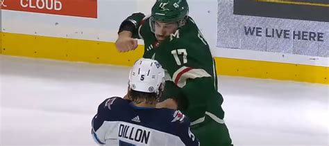 Minnesota Wild Player Marcus Foligno Starts NHL Fight With Superman