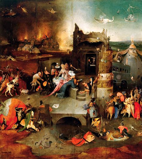 Hieronymus Bosch El Bosco Las Tentaciones De San Antonio Abad