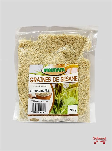 Graines De Sesame Sachet Mourafa G