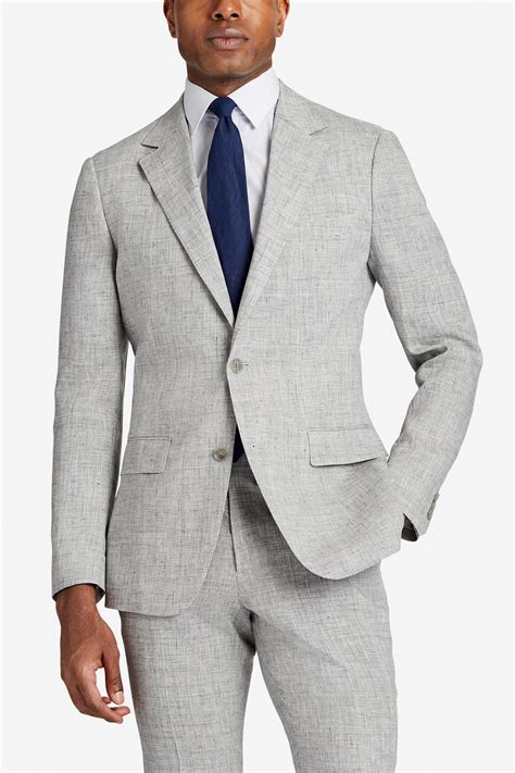 Bonobos Lightweight Italian Linen Suit Jacket In Gray For Men Lyst