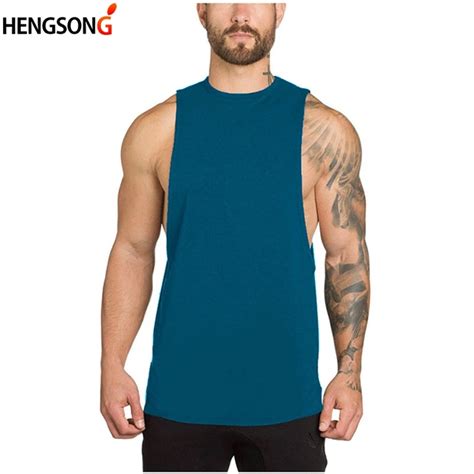 Men Fitness Tops Summer Sports Vest T Shirt Men Gyms Clothing Male