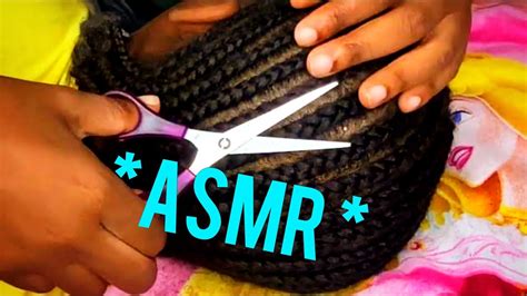 Asmr Scissors Snapping On Braids Satisfying Triggers Youtube