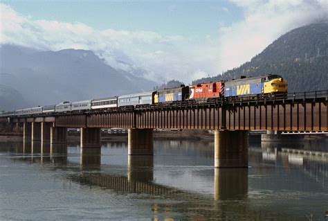 Railpicturesca Steve Bradley Photo Via 2 The Eastbound Canadian Is