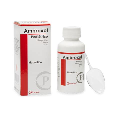 Ambroxol Pediátrico 15mg5ml Jarabe Frasco 120 Ml