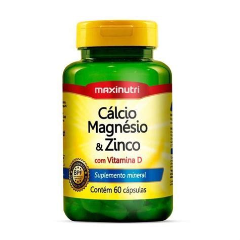 Onde Comprar Cálcio Magnésio Zinco Maxinutri Menor Preço