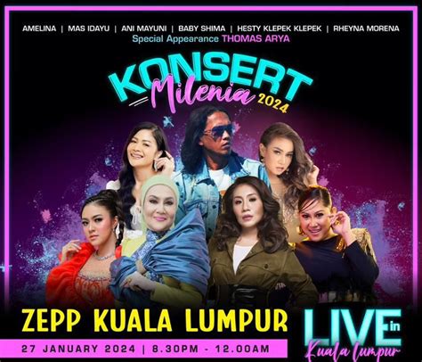 Potongan Tiket Konsert Milenia Di Zepp Kl Suara Merdeka