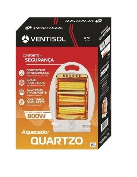 Aquecedor Domestico Quartzo Premium Ventisol V Madeiramadeira