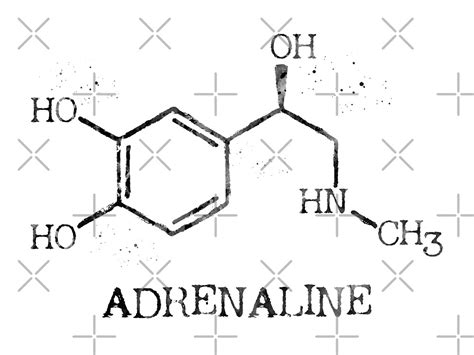 "Adrenaline, adrenalin Molecule" by erzebetth | Redbubble