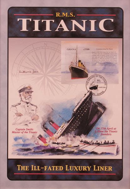 April Titanic First Day Cover Signed By Millvina Dean At