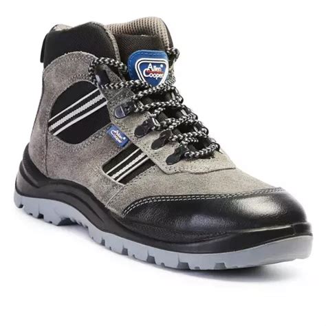 Buy Allen Cooper Ac High Ankle Antistatic Steel Toe Grey Black