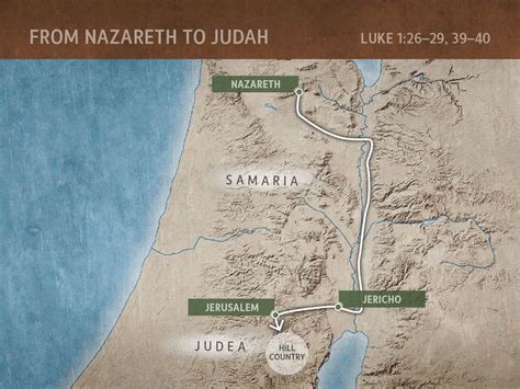 Map Of Nazareth In Biblical Times