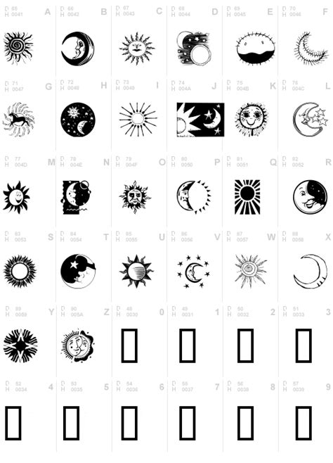 Sun And Moon Font Download Sun And Moon Ttf Truetype Or Zip Free