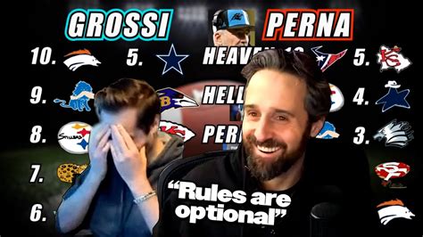 Grossi And Perna Compare Their Week 13 Power Rankings Someone Check On Tom Youtube