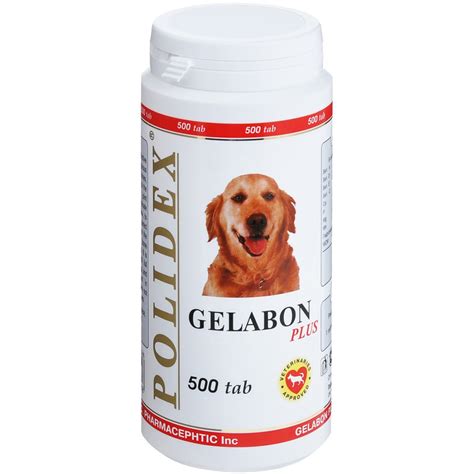 🥇1356 р. – POLIDEX® Gelabon plus 500 Tab (Полидэкс Гелабон плюс) купить ...