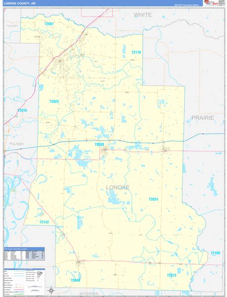 Maps Of Lonoke County Arkansas