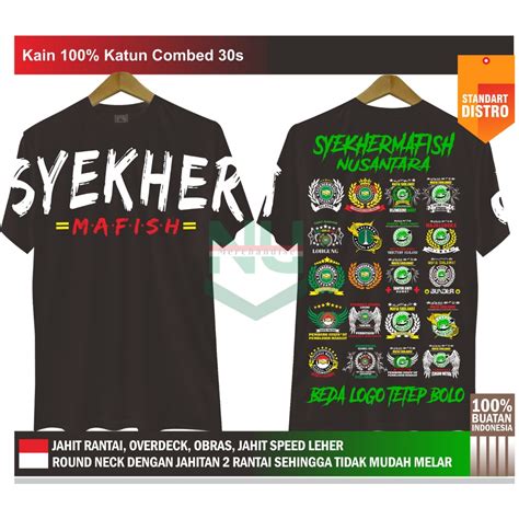 Jual Kaos SyekherMafish Nusantara Lengan Pendek Kaos Syekhermania