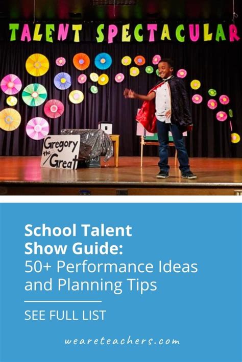 Guide du spectacle de talents à l’école : 50+ idées de spectacles et conseils de planification ...