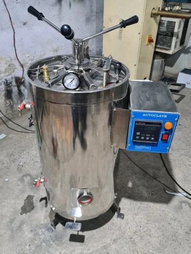 Stainless Steel Vertical Triple Wall Radial Lock Ss Autoclave At Rs