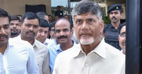 Naidu Led Tdp Leaders To Sit On Protest Against It Raids In Andhra