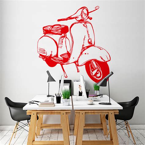 Vinilo Vespa Ref Mo 173 Ydeco Decoración