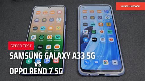 SAMSUNG Galaxy A33 Vs OPPO Reno 7 5G SPEED TEST Exynos 1280 Vs