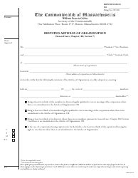 Massachusetts Articles Of Organization Fill Out Sign Online And