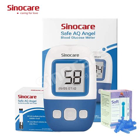 Sinocare Medical Glucometer Monitor Digital Blood Glucose Meter