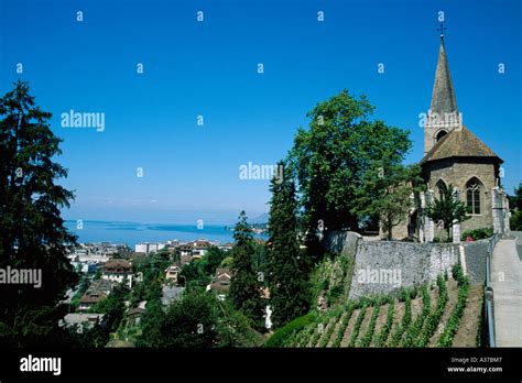 Montreux Lake Geneva Switzerland Stock Photo - Alamy