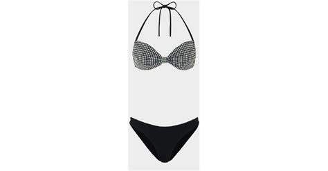 Hunza G Kacey Bikini In White Lyst
