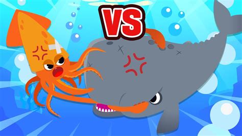 Colossal Squid Vs Sperm Whale