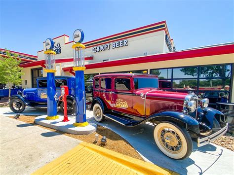 First Look Fords Garage Serves Up Burgers And Beer In A Retro Service