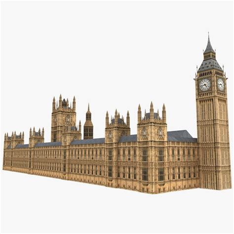 westminster parliament building 3d max