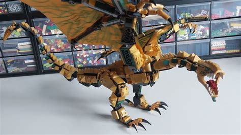 Lego Ninjago Golden Dragón 70666 Moc Upgradeando Sets De Lego Youtube