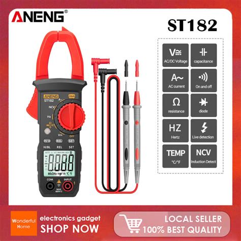 Aneng St181st182st183 4000 Counts Digital Ac Current Clamp Meter 400a