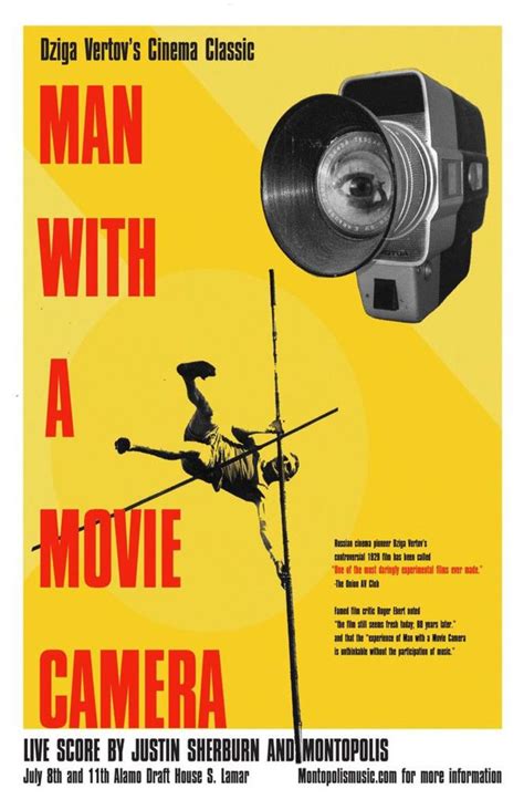 Man With A Movie Camera Directed By Dziga Vertov