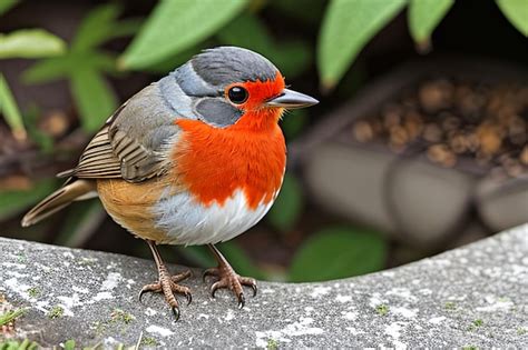 Premium AI Image | European robin bird