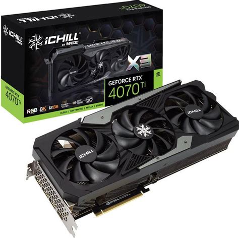 Inno3d Geforce Rtx 4070 Ti Ichill X3 Hdmi 3xdp 12gb • Pris