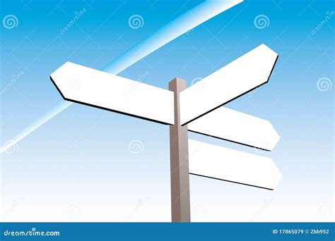 Direction Sign Stock Vector Illustration Of Pointing 17865079