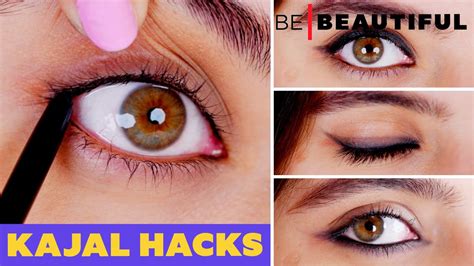 Simple Eye Makeup With Kajal