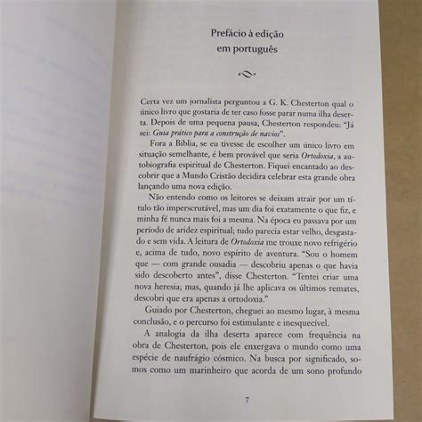 Livro Ortodoxia G K Chesterton Mundo Cristão Gospel Commerce