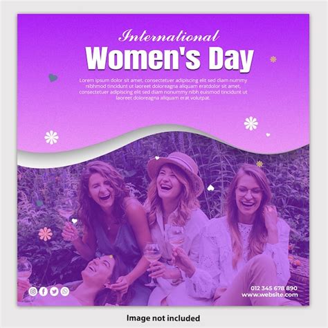 Premium Psd Free Psd Womens Day Social Media Post Templates