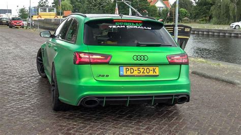 720hp Audi Rs6 C7 With Milltek Exhaust Loud Revs And Accelerations