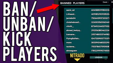 How To Ban Unban Or Kick Players From Your Nitrado Ark Server Ark