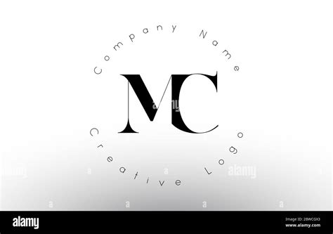 Letters MC M C Logo With A Minimalist Design Simple MC M C Icon With