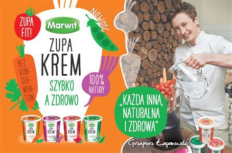 Szybko A Zdrowo Prowadz Cy Top Chef Reklamuje Zupy Marwit