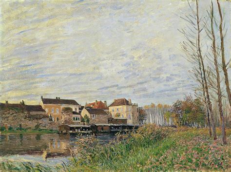 Alfred Sisley Paris 1839 Moret Sur Loing 1899 Evening In Moret