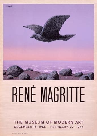 René Magritte Museum of Modern Art Paintings For Sale Sale Artwork