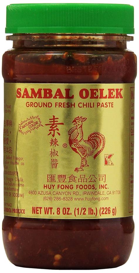 Huy Fong Sambal Oelek Glas G Amazon De Lebensmittel Getr Nke