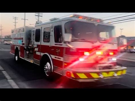 Chester Township Fire Company Squad Responding Canceling