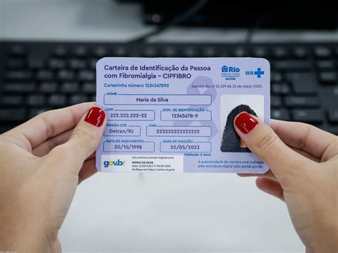 Carteira De Identifica O Para Pessoas Fibromialgia Ser Lan Ada Em